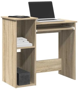 vidaXL Birou cu rafturi, stejar sonoma, 84x40x78 cm, PAL