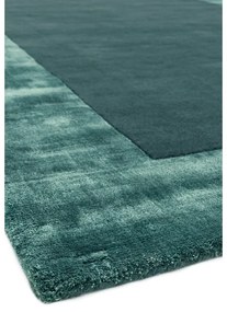 Covor în culoarea petrolului handmade din amestesc de lână 160x230 cm Ascot – Asiatic Carpets