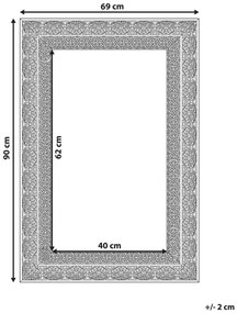 Oglindă de perete Delta (auriu). 1078577