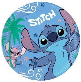 Disney Lilo și Stitch Angel farfurie de hârtie 8 buc 23 cm FSC