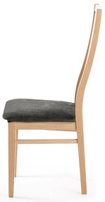 Restilo Husă elastică pentru scaun Sento gri închis, 40 x 40 + 5 cm