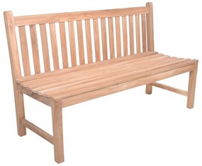 Bancă de grădină în culoare naturală din lemn masiv Solo – Garden Pleasure