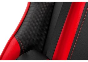 Scaun de joc negru/roșu Yenkee