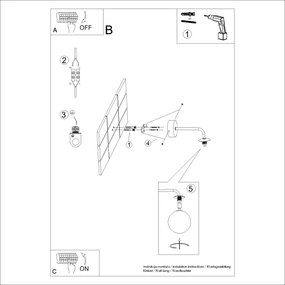 Lampă de perete Sollux SL.1658 ASTRAL 1xG9/8W/230V alb