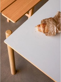 Masă de dining din lemn de stejar 107x190 cm Oblique – Hübsch