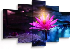 Tablou cu lotus pe apă (150x105 cm)