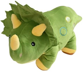 DINOZAUR de plus cu paturica cocolino in interior, verde