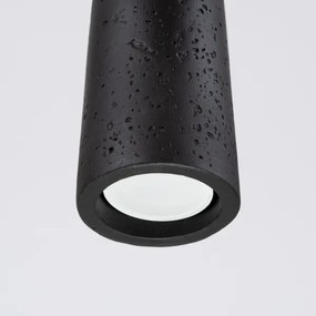 Lustră pe cablu Sollux SL.1355 ELECTRA 1xGU10/10W/230V beton/negru