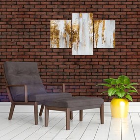 Tablou - Abstract auriu (90x60 cm)