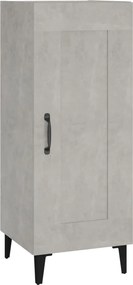 vidaXL Servantă, gri beton, 34,5x34x90 cm, lemn compozit