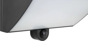 Brilliant - Aplica de perete solară LED SIERRA LED/6W/3,7V 2000 mAh IP54 negru
