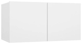Set de dulapuri TV, 8 piese, alb, PAL Alb, 60 x 30 x 30 cm, 1