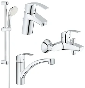 Set complet baterii baie si bucatarie Grohe Eurosmart New-(33265002,33300002,27853001,33281002)