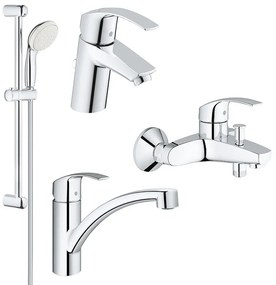 Set complet baterii baie si bucatarie Grohe Eurosmart New-(33265002,33300002,27853001,33281002)