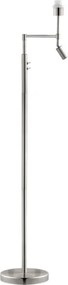 BRILAGI - Lampadar LED CERIA 1xE27/60W/230V + LED/2,1W crom mat/negru