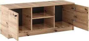 Comodă TV Evi – 120x40x48.5 cm – Stejar Artisan