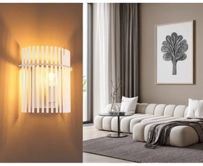 Globo 15698WB - Aplică de perete GORLEY 1xE27/60W/230V