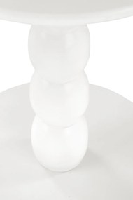 Masa de cafea rotunda Cirilla alba ø40/h47 cm
