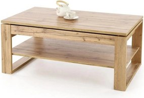 Masuta cafea BETTY, stejar artisan, PAL laminat, 120x65/92x50/72 cm