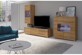 Mobilier living Calabria C7 (Stejar auriu) (fără iluminat). 1051616