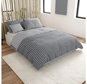 Lenjerie de pat din bumbac Caprivi gri nasture Dimensiune lenjerie de pat: 70 x 90 cm | 140 x 220 cm