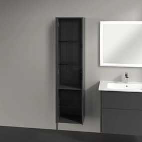 Villeroy &amp; Boch Finero dulap 40x35x155 cm agățat lateral gri C53200FP