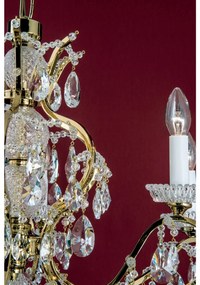 Candelabru de lux cristal Scholer Hirohito 6+3L 24K gold plated