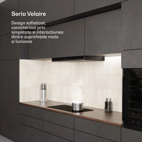 Klarstein Plită cu inducție Velaire îngustă, elegantă, minimalistă, puternică, 3 zone de gătit, 5500 W, 80 cm