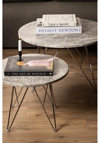 Măsuță auxiliară rotundă din marmură ø 55 cm Prunus – Actona