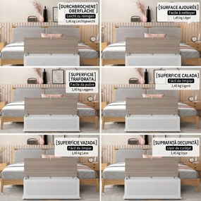 HOMCOM Bancă multifuncțională din lemn pentru dormitor și hol, alb, 100x40x40 cm | Aosom Romania