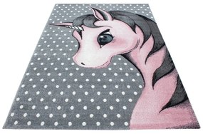 Covor pentru copii roz/gri 80x150 cm Kids – Ayyildiz Carpets
