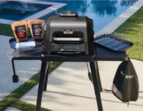 Perie de curățat Ninja BBQ XSKOGXLCNBSEU, pentru Woodfire OG701/OG850/OG90, negru