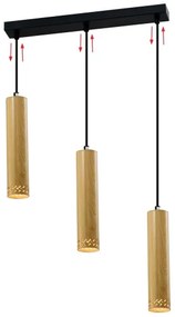 Lustră pe cablu TUBO 3xGU10/25W/230V