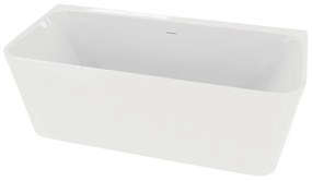 Cada freestanding Rune Vetur BTW acril alb lucios 150x80 cm
