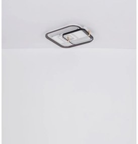 Plafoniera LED cu telecomanda design modern Ani alb
