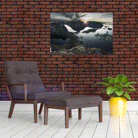 Tablou - Munții norvegieni (90x60 cm)