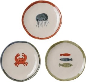 Set 3 farfurii din ceramica, D20cm, Mare Amore