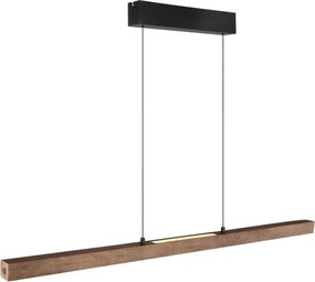 Globo 17015 - Lustra OLIVUS suspendată pe cablu, LED reglabil cu comutare tactilă/24W/230V 3000K maro