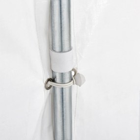 Cort petrecere Gala 6x12 m alb