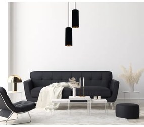 Lustră pe cablu AVALO 2xE27/60W/230V d. 20 cm neagră