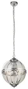 Lustra design vintage Coronet 3Lt, crom