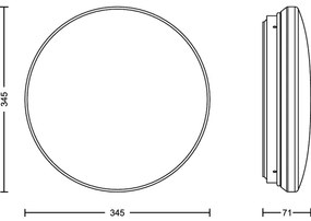 Philips ACUNA LED plafonieră cu senzor, 21W, 230V, 2700K
