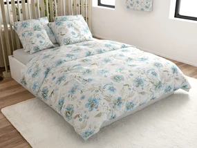 Lenjerie de pat din microfibra BLOSSORIA albă Dimensiune lenjerie de pat: 70 x 80 cm | 140 x 200 cm