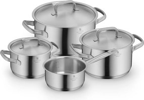 Set de vase pentru gătit 7 buc. din oțel inoxidabil Gourmet – WMF
