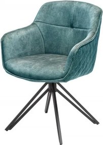 Set 2 scaune moderne pivotante Euphoria petrol