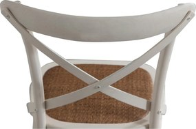 Scaun Thonet din lemn masiv si sezut din ratan