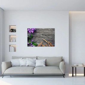 Tablou - flori de câmp (90x60 cm)