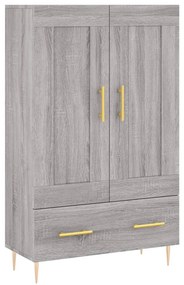 vidaXL Dulap gri Sonoma 69,5x31x115 cm, lemn prelucrat