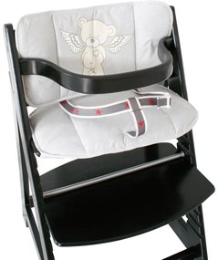 Pernă de scaun pentru copii gri Heartbreakerbär – Roba