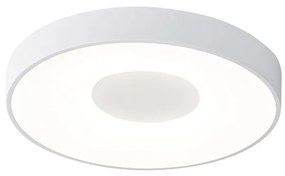 Plafoniera LED Smart dimabila cu telecomanda COIN 50cm alba